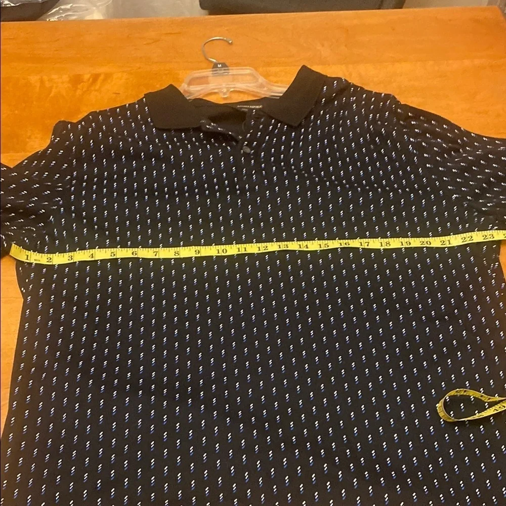 Banana Republic Black Jersey Polka Dot Shirt